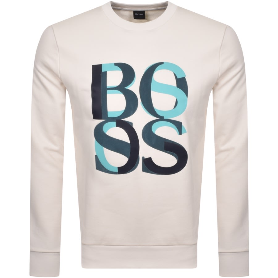 Alternative Image for ProductBOSS Stadler 47 Sweatshirt White1